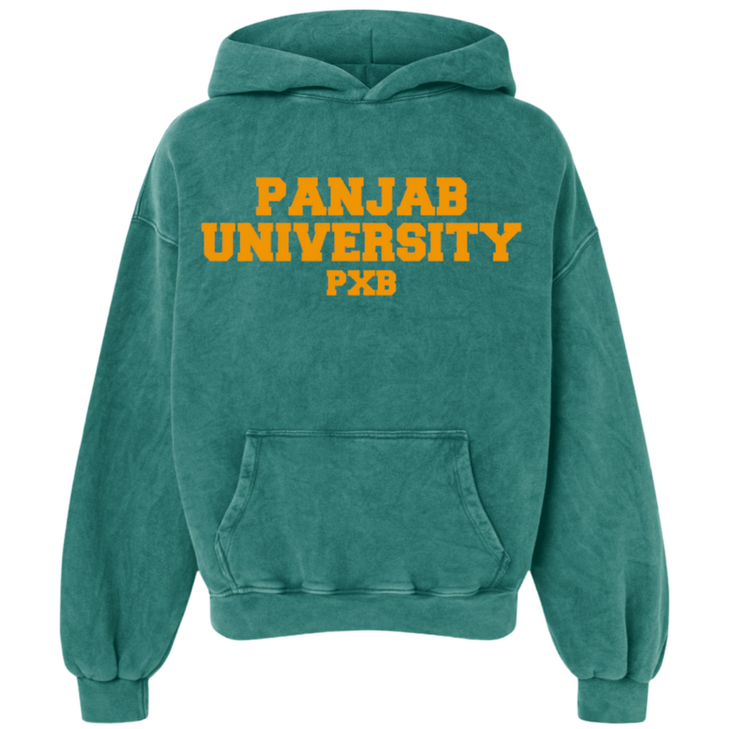 PU oversized hoodie