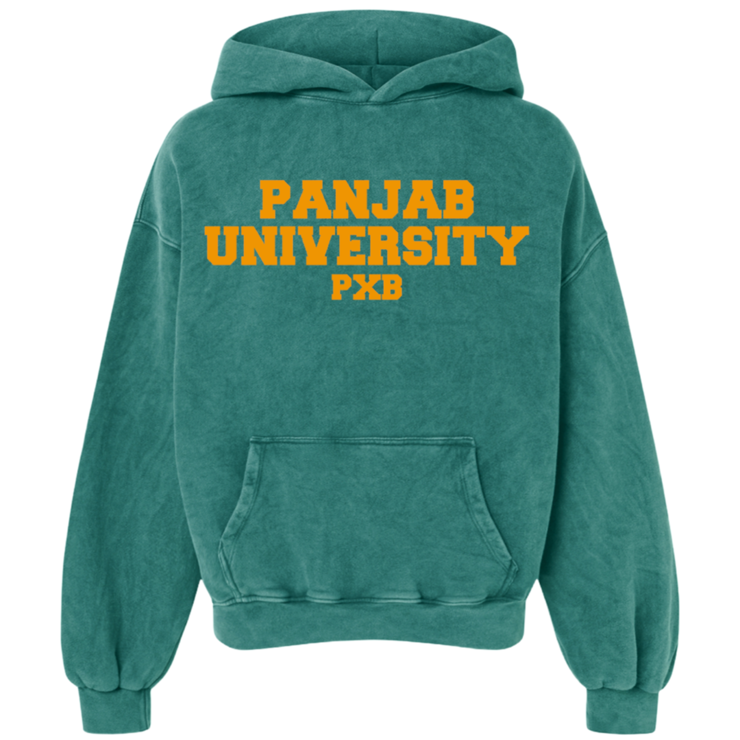 PU oversized hoodie