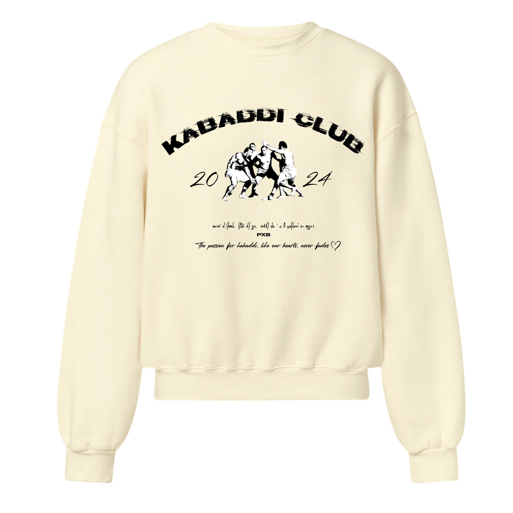 Kabbadi Club Oversized Sweatshirt
