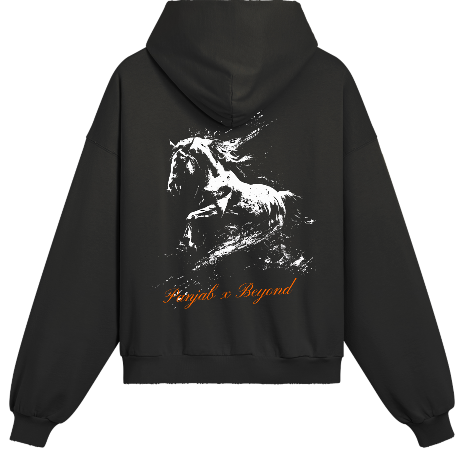 Horse boxy-fit hoodie