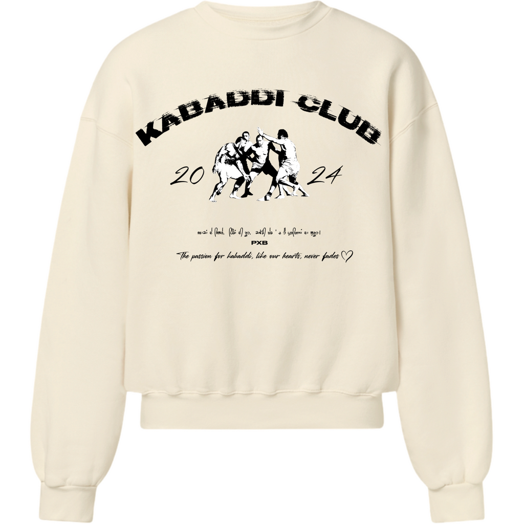 Kabbadi Club Oversized Sweatshirt