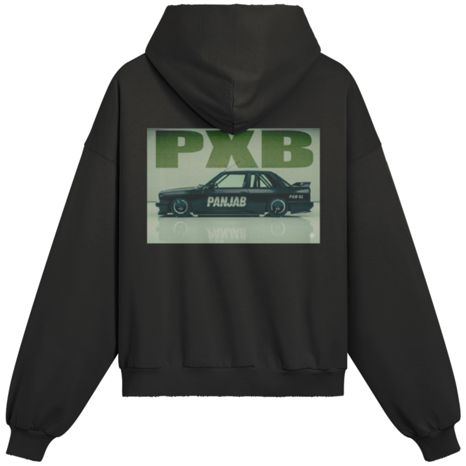 PXB RACING boxy-fit hoodie