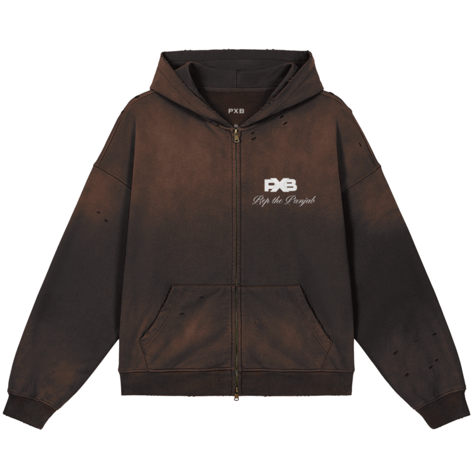 PXB Logo oversized zipper